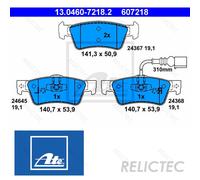 Brake pads 13.0460-7218.2 ATE for VW MULTIVAN Mk V TRANSPORTER Mk V Van