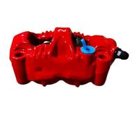 Rear Brake Pump Master Cylinder Integrated Brake Caliper Motorcycle Modification Disc Brake Lower Pump(Red)