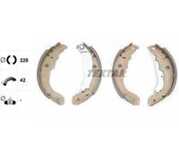 Rear Brake Shoe Set Axle Kit Fits Citroën C3 II 1.0 2009-2016 Textar 91067200