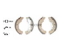 Rear Brake Shoe Set Axle Kit Fits Ford Courier Hatchback 98-02 Textar 91057300
