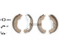 Textar Brake Shoe Set Axle Kit fits Ford Tourneo Connect 2002-2013 1.8