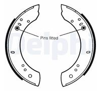 Rear Brake Shoe Set Delphi LS1072 Fits Land Rover 110/127 Defender 88/109