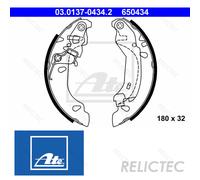 ATE 03.0137-0434.2 Brake Shoe Set
