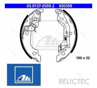 Rear Brake Shoe Set Fiat:PUNTO 9948372 77362295 71739596