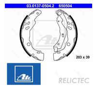 ATE 03.0137-0504.2 Brake Shoe Set