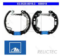 ATE Original TopKit Brake Set, drum brakes 03.0520-8019.3 42 with wheel brake cylinder, with accessories DACIA: Duster Off-Road