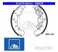 BRAKE SHOE SET FOR OPEL VAUXHALL CORSA D S07 Z 14 XEP Z 13 DTE A 13 DTE KFV ATE
