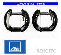 Rear Brake Shoe Set for Hyundai:ATOS