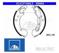 Rear Brake Shoe Set for Renault Nissan:Clio III 3,MICRA 3,MODUS (Grand),NOTE
