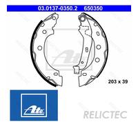 Rear Brake Shoe Set for Renault Nissan:KANGOO,KUBISTAR 44060-00QAG 7701207555
