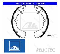 Rear Brake Shoe Set for Suzuki Daihatsu Subaru:LIANA,BALENO,SWIFT II 2,APPLAUSE