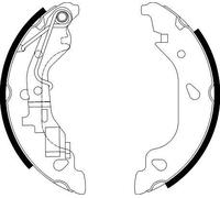 HELLA 8DB 355 002-581 Brake Shoe Set