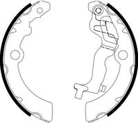 HELLA 8DB 355 038-231 Brake Shoe Set - H1760
