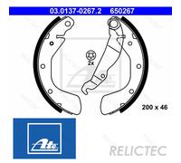 ATE 03.0137-0267.2 Brake Shoe Set
