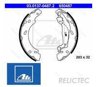 Rear Brake Shoe Set Smart:FORTWO 4514230008 4514230108