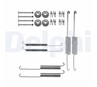 Rear Brake Shoes Accessory Kit Delphi LY1233 Fits Isuzu Opel Vauxhall