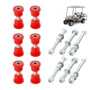 Rear Bronzine Kit - Long Lasting Red Replacement Parts with Screws, Front Reconstruction Kit for Golf Cart - For Group Entertainment Home Courtyard Indoor Outdoor Garage