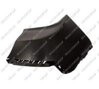 Rear Bumper Corner Right Black