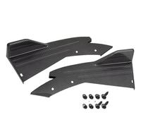 Rear Bumper Diffuser 2piece For Chevrolet For Chevy For Camaro For SS For LS LT Car Rear Bumper Lip Diffuser Splitter Canard Protector Front Body Side Skirt Bumper Diffuser Spoiler(Carbon Fiber)