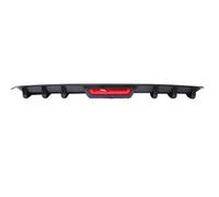 Rear Bumper Diffuser For A3 A4 A5 A6 A7 A8 Car Rear Bumper Diffuser Lip W/Tail Brake Stop Light Splitter Spoiler Shark Fin Kit(Carbon Fiber)