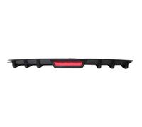 Rear Bumper Diffuser For A3 A4 A5 A6 A7 A8 Car Rear Bumper Diffuser Lip W/Tail Brake Stop Light Splitter Spoiler Shark Fin Kit(Matte Black)