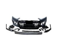 Rear Bumper Diffuser For A5 S5 2017-2019 Car Front Rear Bumper Grille Side Skirt Tail Throat Lip Net Kit Accessories(With probe)