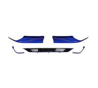 Rear Bumper Diffuser For Accord 10th Turbo 2018-2022 Car Rear Bumper Diffuser Spoiler Lip & Side Cover Exhaust Guard Plate(Blue)