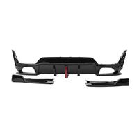 Rear Bumper Diffuser For BMW For 3 Series G20 320i 325i 330i M340i Sport 2023+ Car Rear Bumper LED Tail Diffuser Lip Spoiler(Glossy Black)