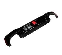 Rear Bumper Diffuser For BMW For 5 Series For G30 G31 G38 520i 530i 540i 2017-2023 Rear Bumper LED Diffuser(B Glossy Black)
