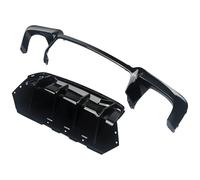 Rear Bumper Diffuser For BMW For 5 Series M5 F10 F11 Sport 2010-2017 Rear Bumper Diffuser Lip With LED Spoiler(No light)