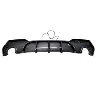 Rear Bumper Diffuser For BMW For G22 G23 4 Series 420i 430i 435i 2-Door 2020+ LED Rear Bumper Diffuser Lip Spoiler Body Kit(LED Carbon Paint)