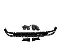 Rear Bumper Diffuser For BMW For X5 G05 LCI Sport 2019-2025 30d 40i M50i Rear Bumper Diffuser Side Splitter With Light(Diffuser Tail throat)