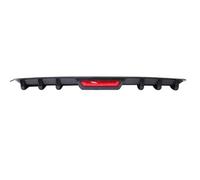 Rear Bumper Diffuser For Challenger 2008-23 Car Rear Bumper Diffuser Lip W/Tail Brake Stop Light Splitter Spoiler Shark Fin Kit(Carbon Fiber)
