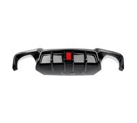Rear Bumper Diffuser Lip Spoiler For BMW 5 Series F10 F11 Sport 2011-2016 Rear Diffuser With LED Light(Carbon Fiber look)