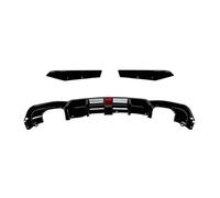 Rear Bumper Diffuser Lip W/Lamp For BMW 3 Series F30 MT MP 2013-2019 Black