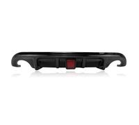 Rear Bumper Diffuser Lip With Lamp For Infiniti Q50 2014 2015 2016 2017 Car Boot Spoiler Plate Splitter Tailfin