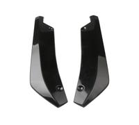 Rear Bumper Diffuser Spoilers Cars for Jeep Wrangler III Unlimited (JK) 2006-2018, Anti Scratch Rear Wrap Angle Protector Exterior Decoration Car Accessories,Black