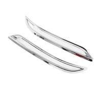 Rear bumper fog light frame/Fit For Volkswagen Golf 8 MK8 Pro R 2021 2022 2023 2024 Chrome Rear Foglights Cover Tail Fog Light Lamp Trim Frame Fog lamp mounting bracket(ABS Chrome)