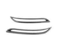 Rear bumper fog light frame/Fit For Volkswagen Golf 8 MK8 Pro R 2021 2022 2023 2024 Chrome Rear Foglights Cover Tail Fog Light Lamp Trim Frame Fog lamp mounting bracket(ABS Carbon Fiber)