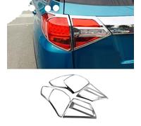 Rear bumper fog light frame Full Set Chrome Car Exterior Headlight Trim Front Rear Fog Light Cover Side Handle Side Mirror Cover/Fit For Suzuki Vitara 2015-2021 Fog lamp mounting bracket(Taillight)