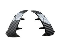 Rear Bumper Guard 2Pcs Rear Bumper Trim Lip Spoiler Stickers For Benz A Class W177 A180 A200 A220 For AMG Hatchback 2018-2023 Fender Canards(Carbon Look)
