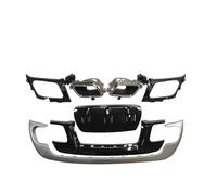 Rear Bumper Guard Rear Bumper Diffuser Lip For Land For Rover For Range For Velar 2017-2023 Exhaust Muffler Frame Spoiler Plate Splitter Body Kit(Silver)