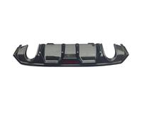 Rear Bumper Guard Rear Lip Spoiler Diffuser Bumper Lip Tail Exhaust Pipe Tuning Body Kit For Civic 10th For Gen 2016 2017 2018(Carbon fiber look a)