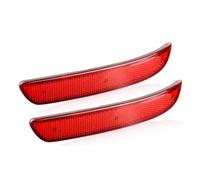 Rear Bumper Light For BMW For E70 For X5 2008-2010 2PCS Red/Black Lens LED Car Rear Bumper Reflector Tail 63217158949(Red Lens)