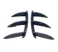 Rear Bumper Lip Canard Spoiler Featuring Vent Design For Mercedes W176 A-Class A200 A250 A260 A45 2013-2018(Carbon fiber)