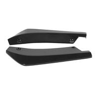 Rear Bumper Lip Spoiler Universal Glossy Black 2pcs ABS Material Aggressive Racing Style Car Bumper Protector Easy Installation for Most Vehicles