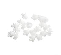 Rear Bumper Mudguard Clips Pack of 20 for For Fortwo 450 451 For Cabrio Coupe Replacement Components Compatible with City Coupes 1999-2007