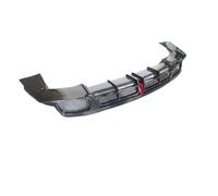Rear Bumper Protector For Cayenne For Coupe 9ya Diffuser | Car Body Kit 2021 Carbon Fiber Frp Rear Bumper Diffuser Splitter With LED Lights(FIBERGLASS)