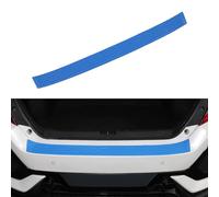 Rear Bumper Protector for HON-DA Jazz 2004-2023 2024 2025, Boot Sill Guard Scuff Plate, Carbon Fibre Effect Trim to Protect Paintwork from Scratches,B-Blue