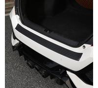 Rear Bumper Protector for VOLVO V60 2011-2023 2024 2025, Boot Sill Guard Scuff Plate, Carbon Fibre Effect Trim to Protect Paintwork from Scratches,A-Black